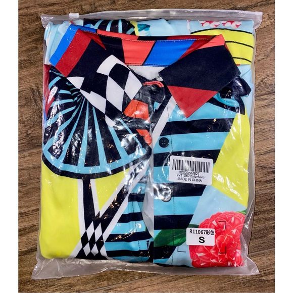 LaiyiVic Womens Maxi Dresses Long Sleeve Floral Printed Casual V Neck Loose Part - Picture 5 of 5